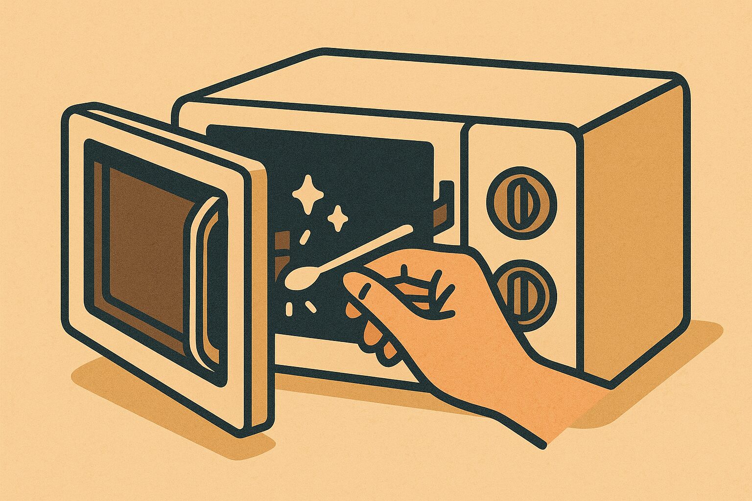 ラッチ周りの汚れを拭き取り、無理に閉めない
