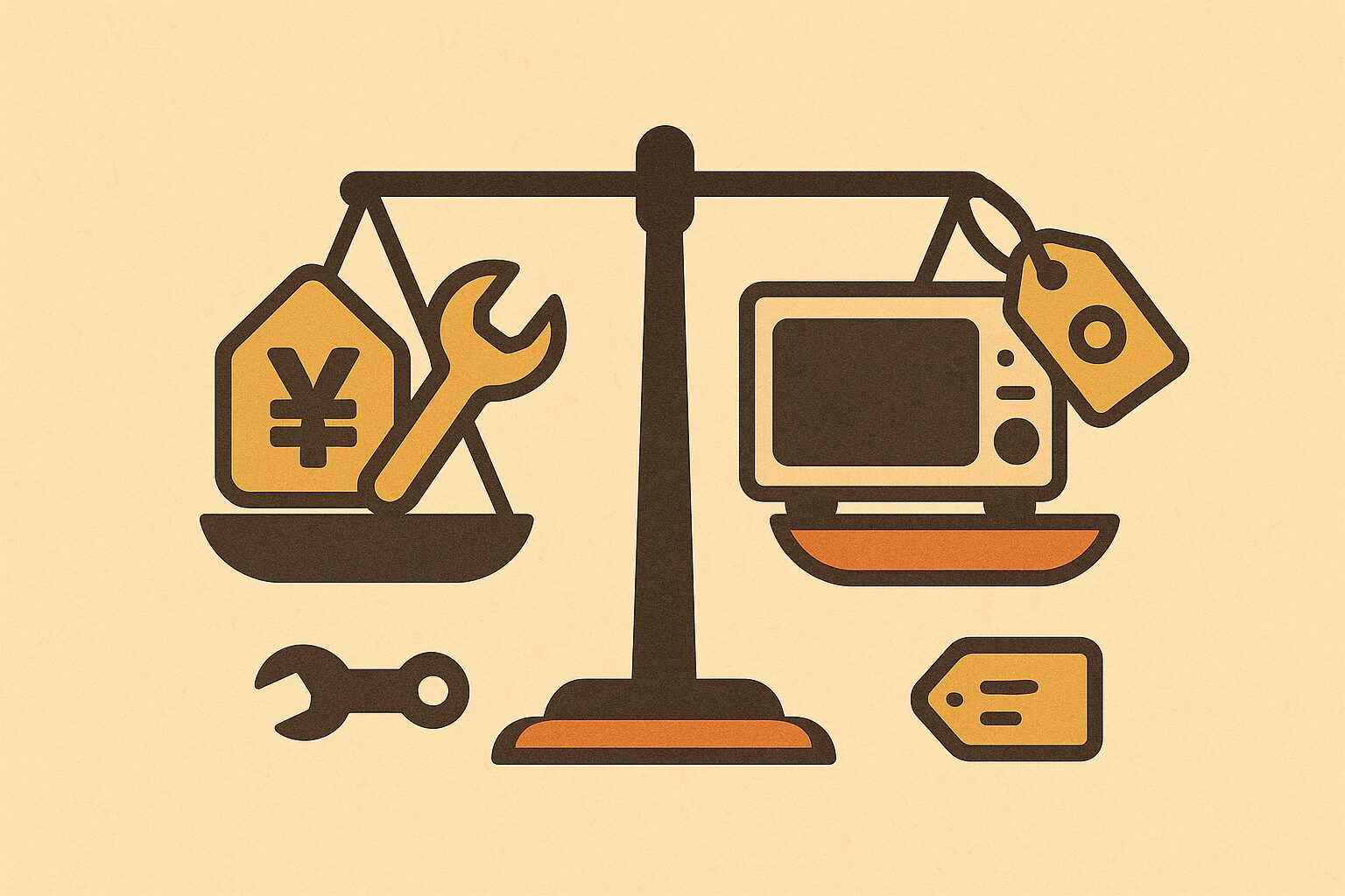 修理費用の目安と買い替え判断|Microwave repair cost vs replacement
